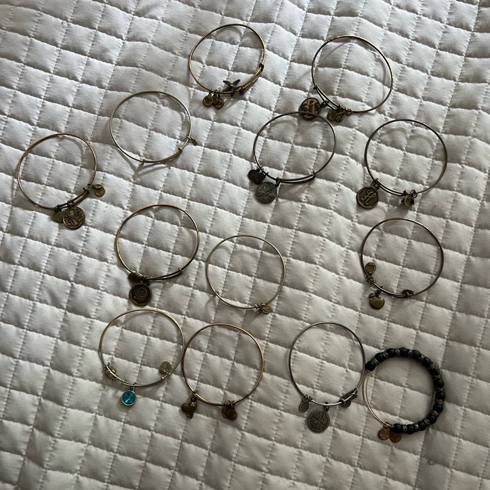 Lot of 13 Alex and Ani Bracelets